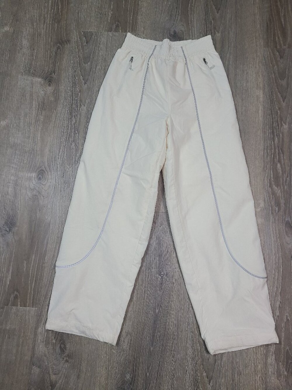 The North Face Gardenia White Tek Piping WindWall Cinch Ankle Wind Pants Size XS